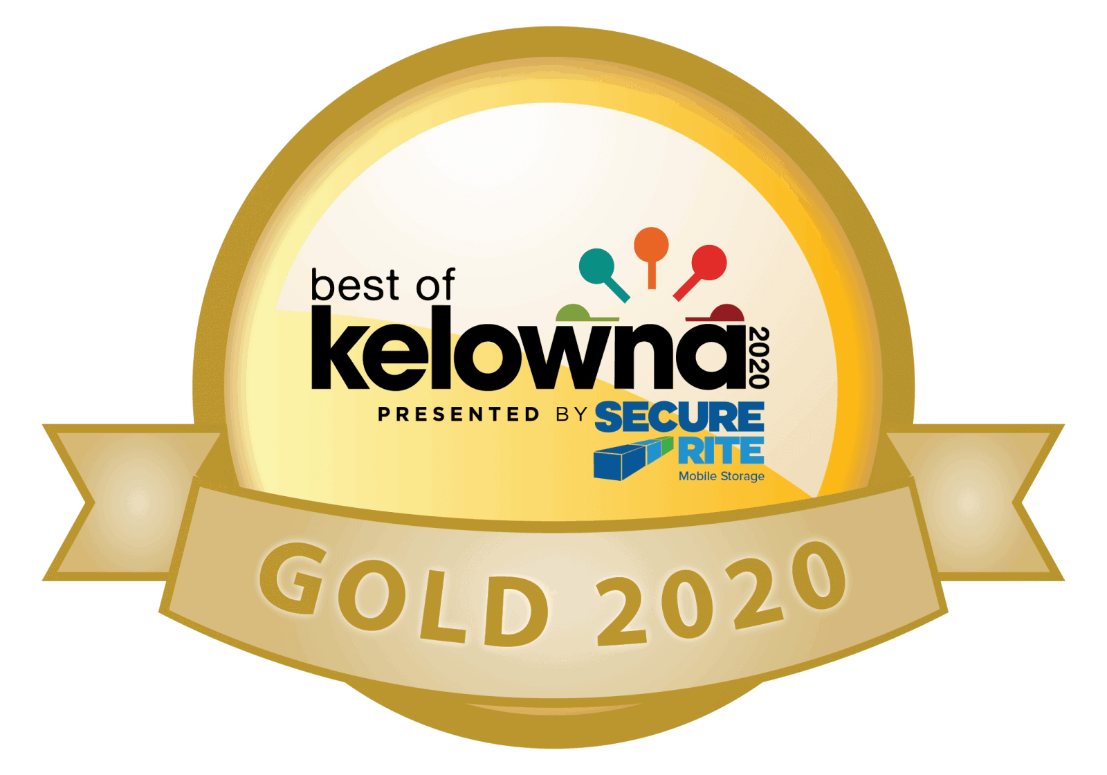 Best of Kelowna 2020 Gold Winner Badge - Current Taxi