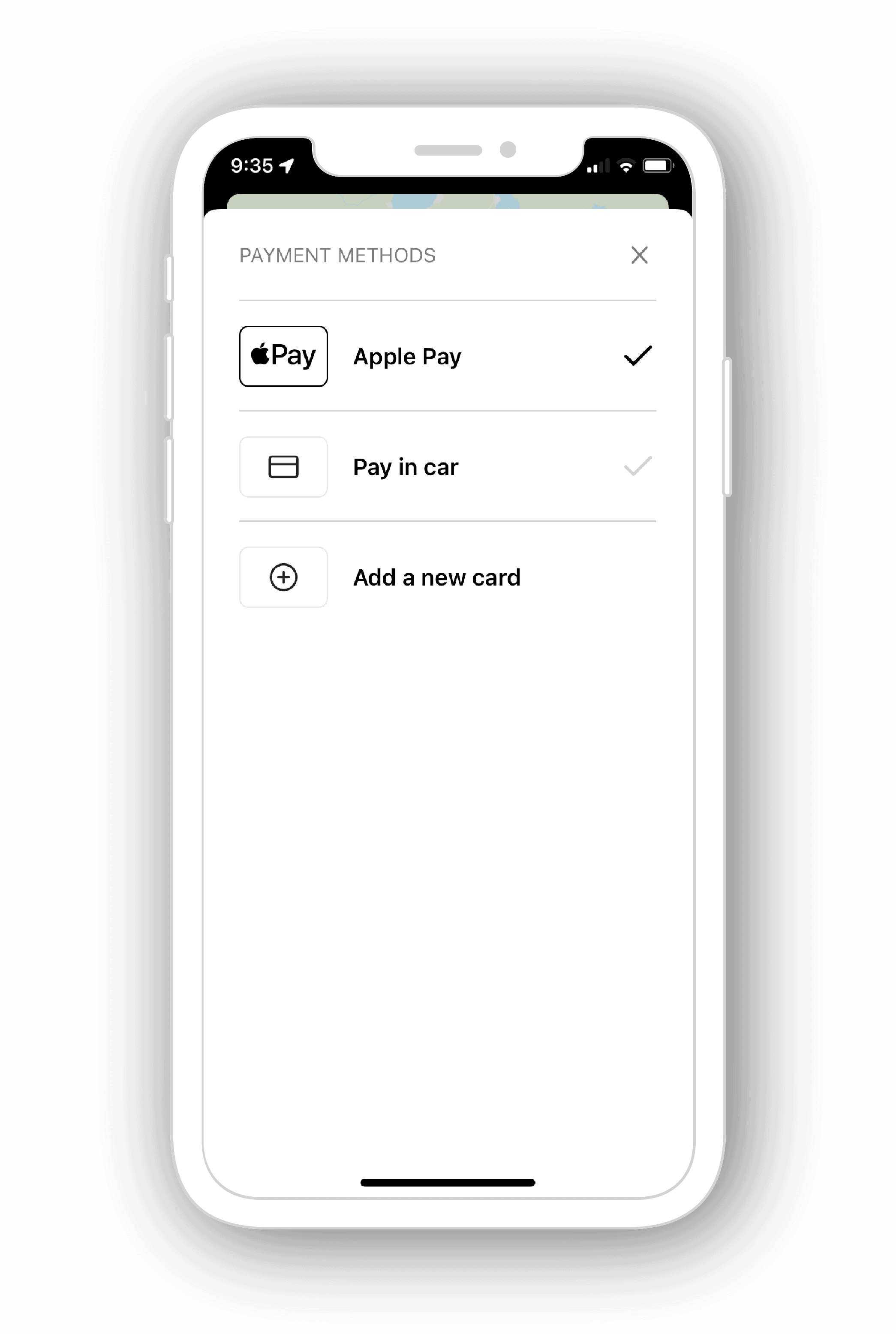 mobile taxi booking app shows payment and rating screen